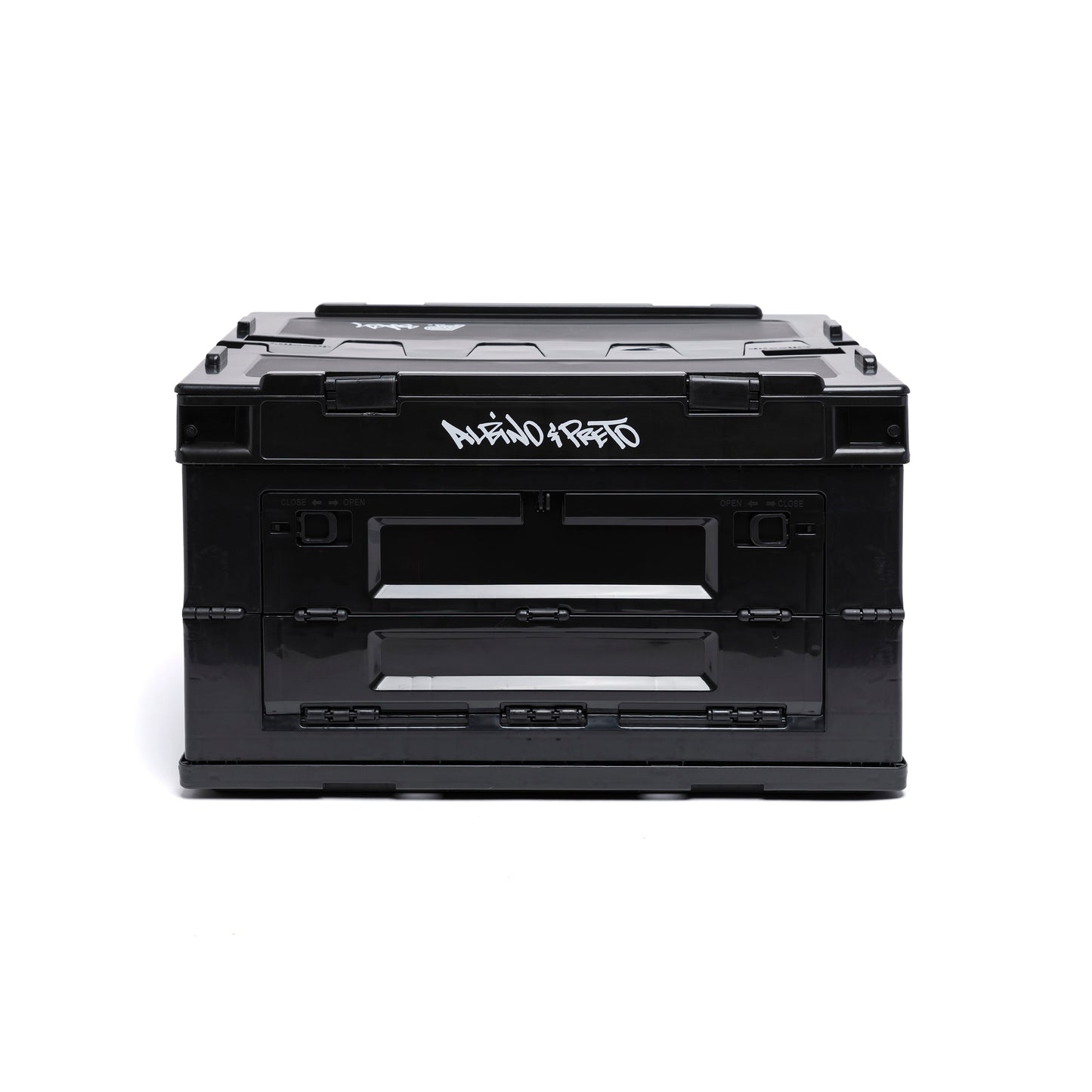 Albino & Preto Subware Collapsible Bin