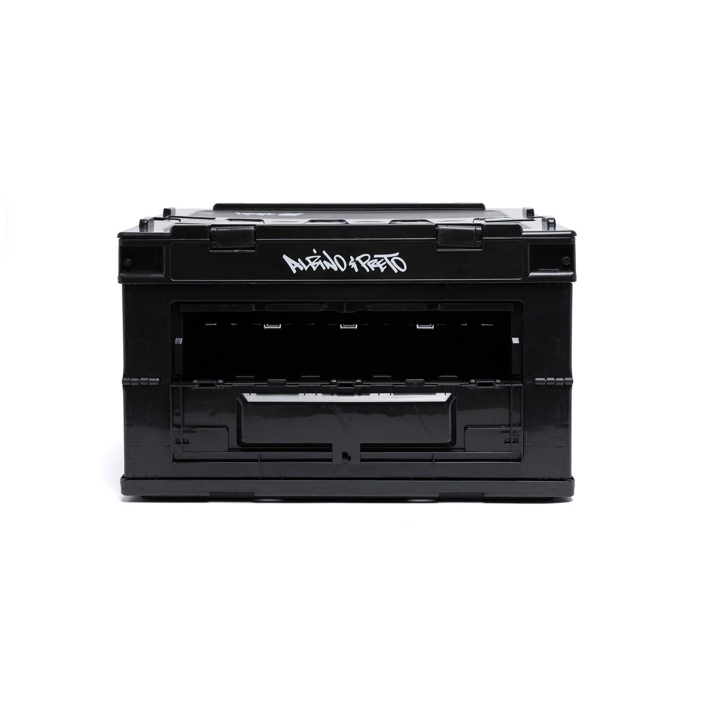 Albino & Preto Subware Collapsible Bin