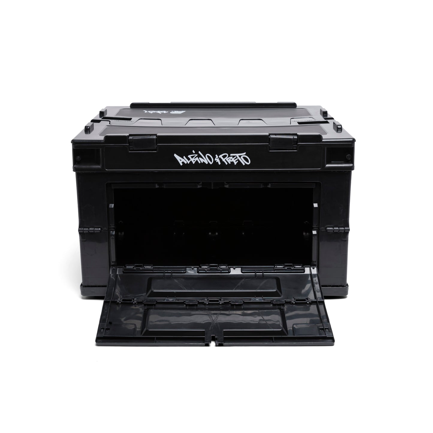 Albino & Preto Subware Collapsible Bin