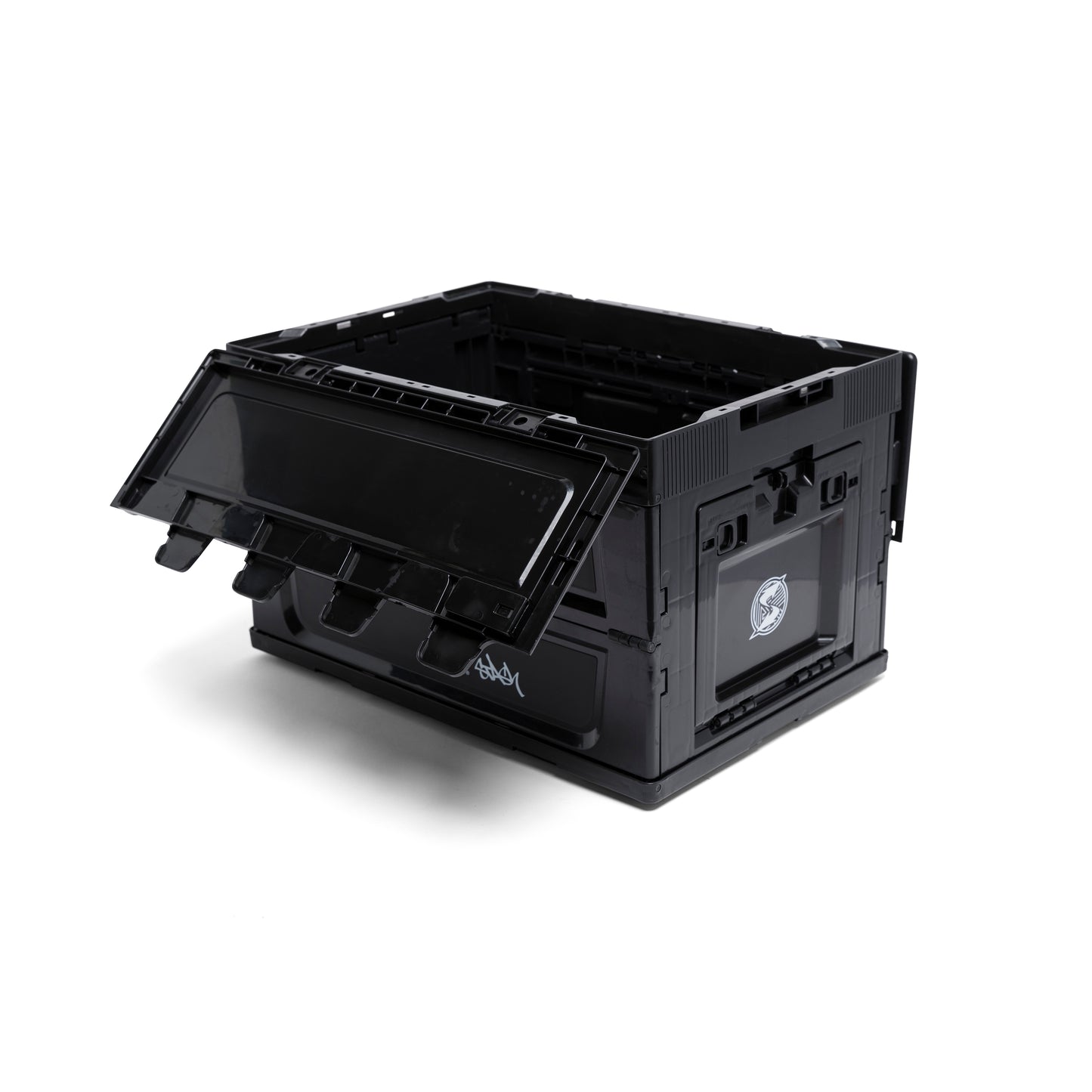 Albino & Preto Subware Collapsible Bin